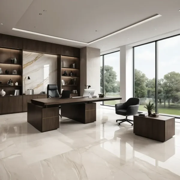 کاشی خاک سفید 60-30 براق و مات ضخامت 10 میل
